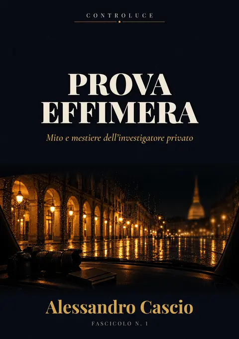 Cover of Prova effimera by Alessandro Cascio, Controluce series, Fascicolo N. 1